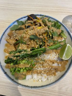 Thai bowl (11€)  at Kind Kitchen in Porto