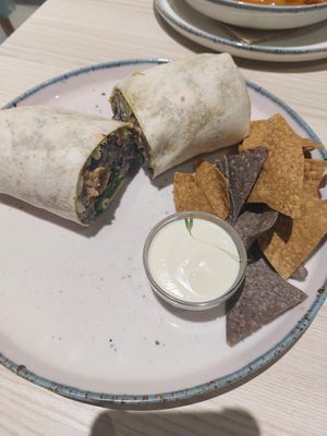 Burrito at Kind Kitchen in Porto