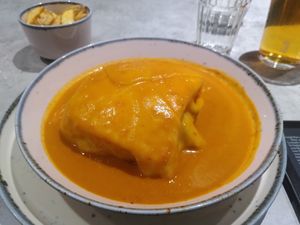 Francesinha at Kind Kitchen in Porto