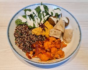 Middle East Bowl. at Kind Kitchen in Porto