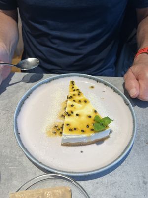 Passion fruit cheese cakee  at Kind Kitchen in Porto