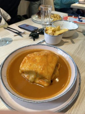The (godly) Francesinha  at Kind Kitchen in Porto