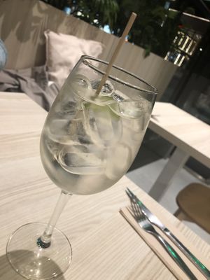 Port and tonic   at Kind Kitchen in Porto