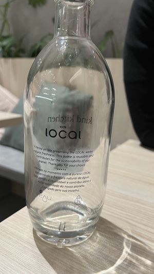 Sustainable Water  at Kind Kitchen in Porto