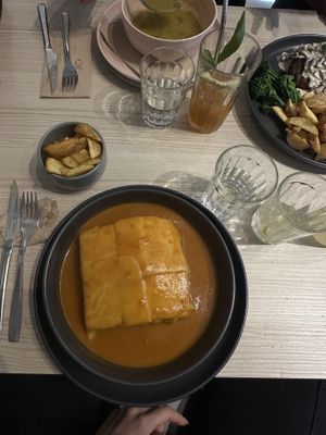 vegan francesinha   at Kind Kitchen in Porto