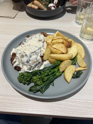 Seitan stroganofff  at Kind Kitchen in Porto