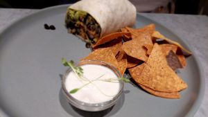 Burrito at Kind Kitchen in Porto