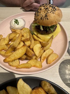 Beyond burger and fries  at Kind Kitchen in Porto