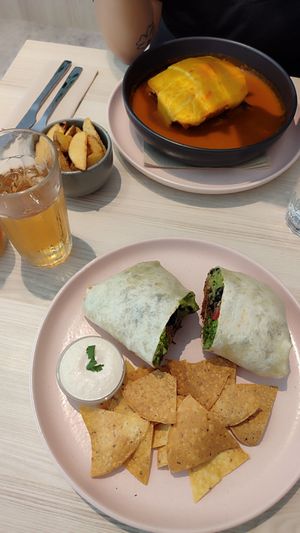 Burrito at Kind Kitchen in Porto
