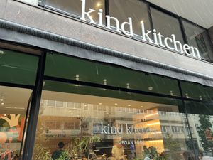 Outside view   at Kind Kitchen in Porto