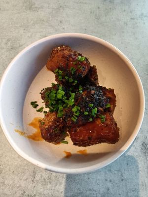 Buffalo tofu. at Kind Kitchen in Porto