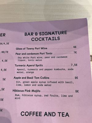 Port Tonic - refreshing!   at Kind Kitchen in Porto