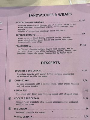 Porto options: Francesinha & Pastel de Nata  at Kind Kitchen in Porto