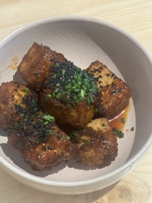 Tofu nuggets  at Kind Kitchen in Porto