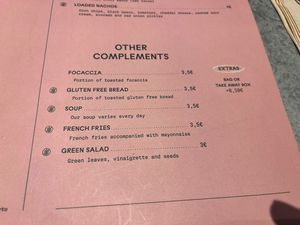 Menù   at Kind Kitchen in Porto