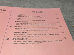 Menù  at Kind Kitchen in Porto