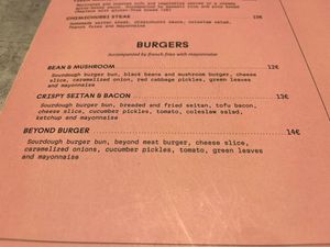 Menù  at Kind Kitchen in Porto