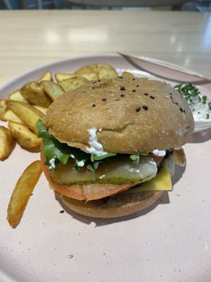 Beyond burgerrs  at Kind Kitchen in Porto