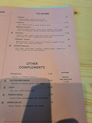 Starters at Kind Kitchen in Porto