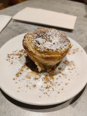 Pastel de nata at Kind Kitchen in Porto