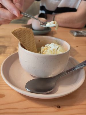 Affogato at Kind Kitchen in Porto