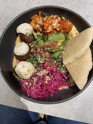 Quinoa bowl  at Kind Kitchen in Porto