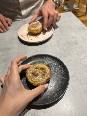 Pastel de nata  at Kind Kitchen in Porto