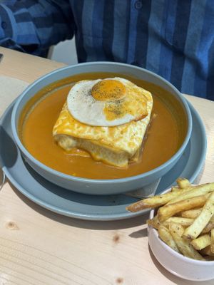 Francesinha   at Kind Kitchen in Porto