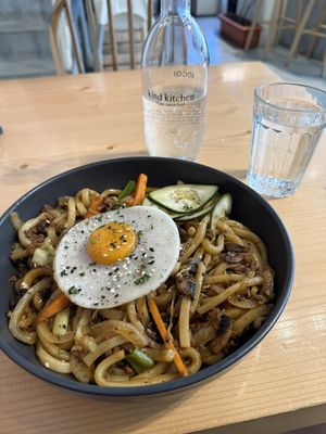 Udon noodles  at Kind Kitchen in Porto