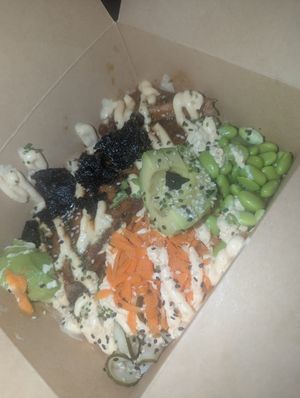 Salmon box at Kind Kitchen in Porto