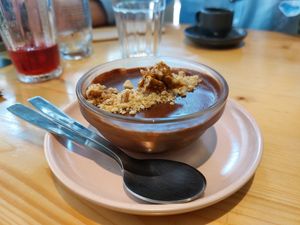 Mousse de chocolate at Kind Kitchen in Porto