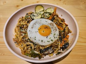 Yaki udon. at Kind Kitchen in Porto