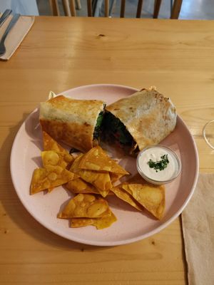 Burrito at Kind Kitchen in Porto