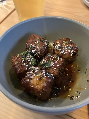 Korean tofu  at Kind Kitchen in Porto