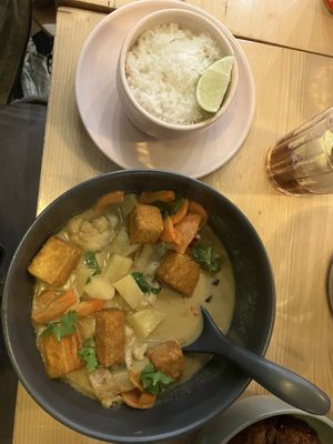 Thai curry, good taste, like masaman    at Kind Kitchen in Porto