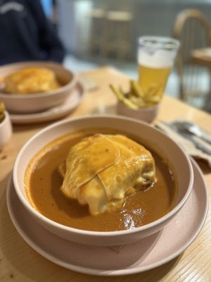 Vegan Francesinha  🥪 🧀   at Kind Kitchen in Porto