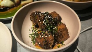 Korean Tofu at Kind Kitchen in Porto