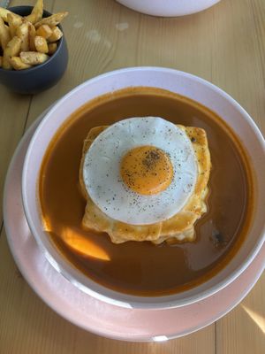 Vegan francesinha  at Kind Kitchen in Porto