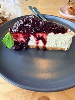 Cheesecake. Going back for another one   at Kind Kitchen in Porto