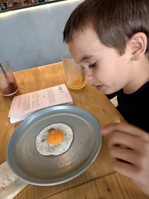 Fried egg   at Kind Kitchen in Porto
