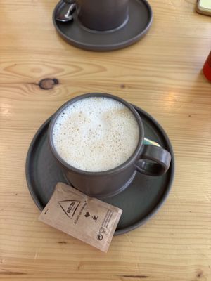 Oat Latte  at Kind Kitchen in Porto