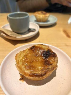 Pastel de nata vegana   at Kind Kitchen in Porto