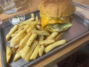 Smashed Burger  at Kind Kitchen in Porto