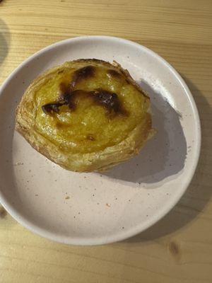 Pastel de nata  at Kind Kitchen in Porto