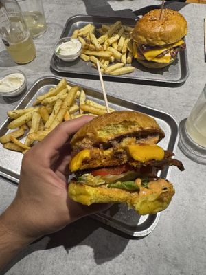 Burger   at Kind Kitchen in Porto