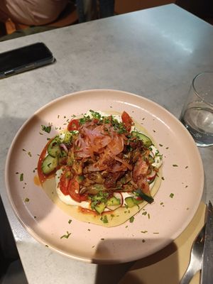 Mushrooms at Kind Kitchen in Porto