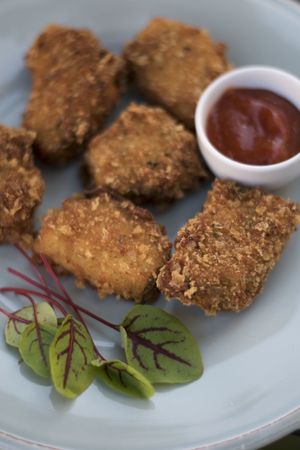 Tofu Nuggets at Kind Kitchen in Porto