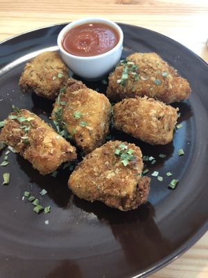 Tofu nuggets at Kind Kitchen in Porto