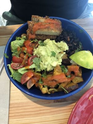 Mexican bowl at Kind Kitchen in Porto
