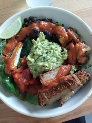 Mexican bowl at Kind Kitchen in Porto